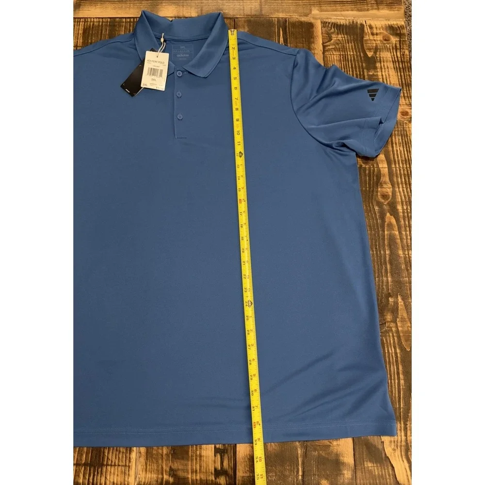 Adidas PGA Georgia Golf Polo Mens 3XL Trace Royal Blue Performance NWT